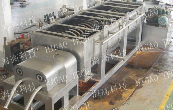 continuous hollow blade paddle dryer